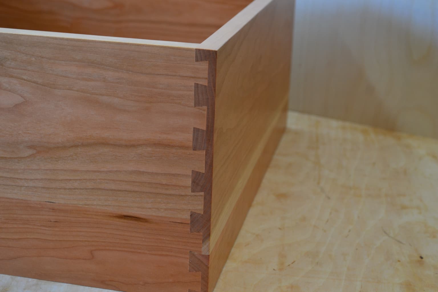 Cherry Dovetailed Drawer